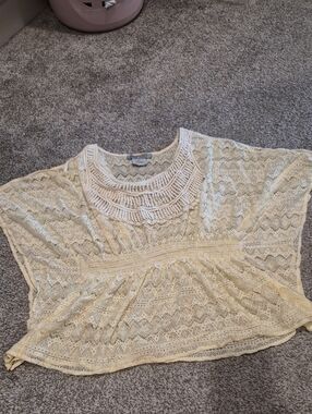 Lace Cold Shoulder Top